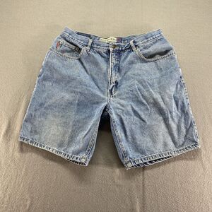 Bugle Boy Shorts‎ Mens 36 Blue Bermuda Mid Rise Jean 750 Flat Front